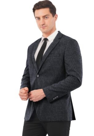 SaintX Men's Premium Formal Blazer || Stretchable Triple Blend Fabric || Slim Fit || Fully Lined || Versatile Stylish Coat for Men || Professional Jacket || All Purpose
