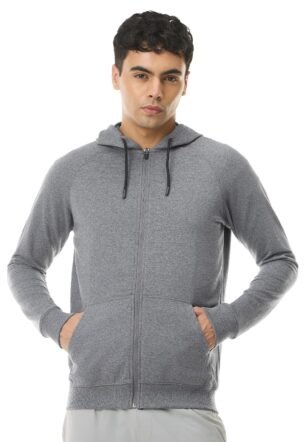 Boldfit Hoodies for Men Full Zipper Jacket for Men & Boys Fleece Hoodie for Man Winter Jackets Thermal Insulation Mens Jacket Zipper WinterWear Hoodies for Boys Winter Grey L