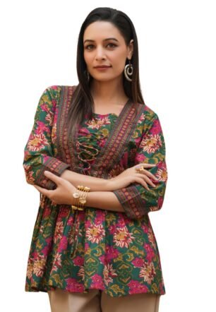 Leriya Fashion Women's Regular Fit Western Top