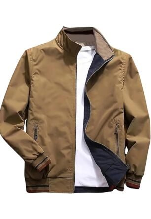 Lymio Jackets || Jacket for men || Lightweight Outwear Jacket (J-04-khakhi-S)