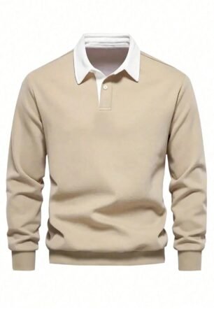 JVX Men T-Shirt | Full Sleeve T Shirt(MRT-209) (in, Alpha, XL, Standard, Beige)