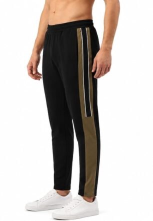 Man's Black Track Pants
