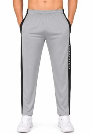 A.A.Fashion Men's Black Sports Quick Dry Running Gym (in, AlphaXl, Regular) (in, Alpha, L, Regular)
