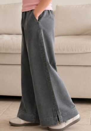 Denim Palazzo for Womens | Jeans for Woman | Women's Relaxed Fit High Rise Baggy Jeans | Loose Fit Wide Leg Oversized Denim Jeans