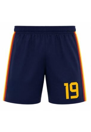 Shorts for Men|Spain Football Sports Shorts(8-9Years) Multicolour