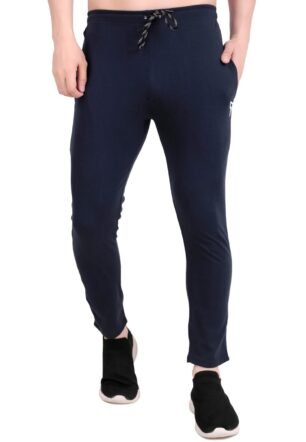 Men's Cotton Lower – Comfortable & Breathable Casual Lounge Pants with Elastic Waistband. (in, Alpha, Regular, Navy)